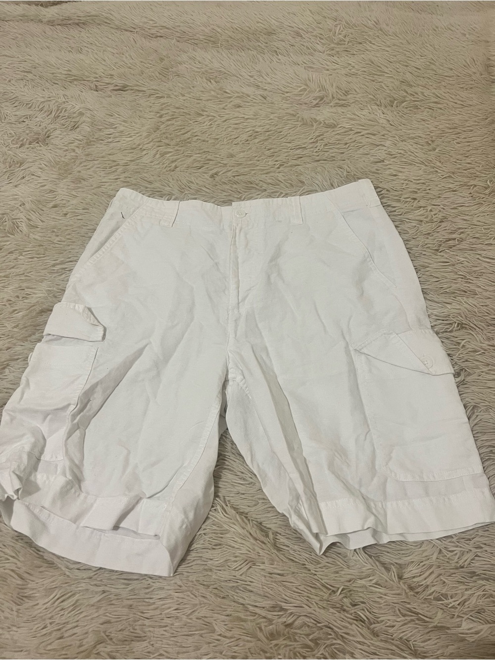 Club Room White Men's Cargo Shorts